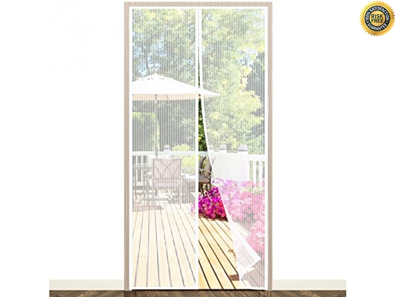Magnet-Fliegengitter Für Türen – 75 X 220 Cm, Ohne Bohren, Kinderleicht Zu Montieren